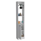 Parks Linen Bathroom Storage Cabinet with one Doors, Tall Bathroom Cabinet with 6 Shelves, for B200P188844