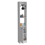 ZUN Parks Linen Bathroom Storage Cabinet with one Doors, Tall Bathroom Cabinet with 6 Shelves, for B200P188844