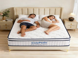 10 Inch King Size Medium Firm Mattress, Memory Foam with Pocket Springs for Back Pain Relief & W2699P399181