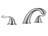 Bathroom Faucet For bathroom Sink With Two Handles And Supply Lines - BN B2724P501228