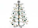 6ft Black PVC Iron Christmas with Snowflake Top - Everyday Decor 81753773