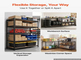 Storage Shelves, 5-Tier Adjustable, 2000 lbs Capacity, Heavy Duty Garage Storage Shelving Unit, T3342P619597