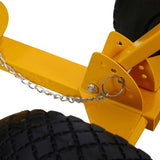 Snow Shovel with Wheels, Snow Pusher, Cushioned Adjustable Angle Handle Snow Removal Tool, 29" 41813238