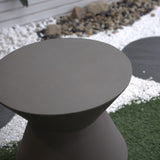 Decorative Garden Conner Table,18.1" H Modern Heavy Duty Patio Sturdy Faux Terrazzo Accent Table W2734P194115