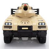 ZUN Ride On Tank 24V Thunder Tank Car with Fighting Cannon and Rotating Turret, Remote Control, Lights, W2181P156872