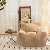 Bean Bag Chair, Comfy Bean Bag Sofa with Back Support, Faux Fur Bean Bag Chair for Adults, Stuffed W2510P279111