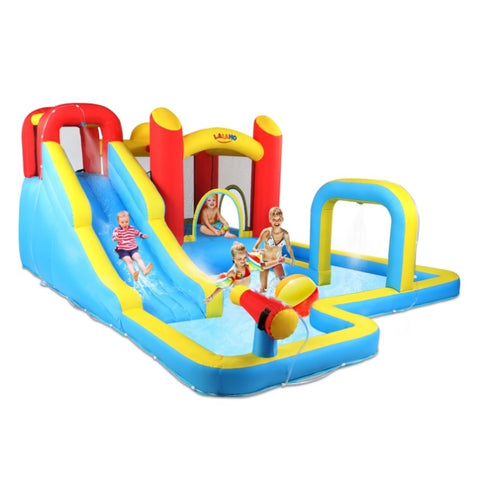 ZUN 420D 840D Oxford Cloth Slide Pool Trampoline Red Yellow Blue Inflatable Castle 65781551