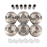 6* Pistons & Rings Set STD 22mm 84mm for BMW 335i 435i 535i X3 X4 X5 X6 N55B30A 11257587914 21309972