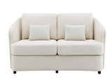 Mariko Beige Linen Sofa w/2 Pillows B2758P511589