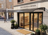 Awning for Door Entrance with Drainage Sink, 40x120 Inch Window Canopy Exterior, UV Rain Snow 30798226