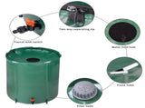 66 Gallon Folding Rain Barrel Water Collector Green 66525837
