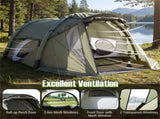 5-7 Person Inflatable Camping Tent with Screened Porch, Waterproof PU2000mm Family Cabin Tent for 26333334