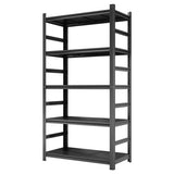 87 "H heavy-duty storage rack, five layer adjustable metal shelf, suitable for tool rooms, garages, 02599831