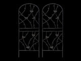 4 Pack Metal Garden Trellis 71" x 19.7" Rustproof Trellis for Climbing Plants Outdoor Flower Support W1586P268059