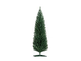 8' Artificial Pencil Christmas Tree, Slim Xmas Tree with 618 Realistic Branch Tips and Plastic 59960291