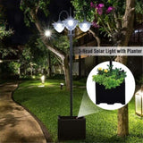 ZUN 3-head Solar Lamp/Street Light /Outdoor Ready LED Lighting -AS （Prohibited by 04504598