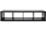 4 Cube Vertical Storage Organizer, Solid Black 92450174
