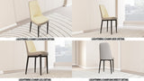 ZUN A set of 2 dining chair, modern style chair made of high-quality PU Leather fabric with thick soft W2189P168412