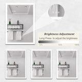Bathroom Medicine with Lights, 2820 Inch LED Medicine with Mirror, Lighted Medicine W1738100839