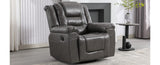 360&degSwivel and Rocking Home Theater Recliner Manual Recliner Chair with Wide Armrest for Living WF323618AAE