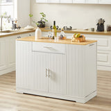 53'' Kitchen Storage Islands with Drawers and Trash Can Storage for Kitchen & Dining. Modern W1820P281267