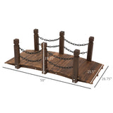 Wooden Garden Bridge Arc Footbridge 11461560