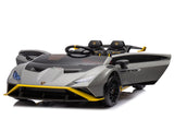 Lamborghini Huracan Sto 24V Kids Electric Ride-On Drift Car Speeds 1.86-5.59 MPH, Ages 3-8, Foam W1578P210768