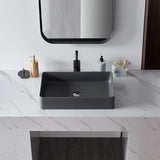 Vessel Sink Quartz Stone Bathroom Sink Modern Art Sink 25B11BQ W3034P280548