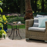 21.3inch Square Garden Cast Aluminum Table Bronze 66138118