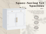 TOPMAX Modern Freestanding Kitchen Pantry,Buffet Food Storage, Coffee Bar N717P221574K
