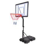 ZUN HY-B064S Portable Movable Swimming Pool PVC Transparent Backboard Basketball Stand 91694053