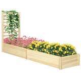 ZUN Wooden Planter、Flower shelf,Wood Planter Box 06109678