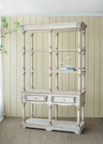 51x19.5x81.5" Adela French Country Wood Bookcase, Display Storage Shelf Etageres W2078P170345