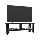 Navia 47" Wide Tv Stand with Two Shelves, for Living room, Bedroom, Entertainment Black Wengue B070P286439