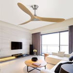 ZUN 60 Inch Outdoor Ceiling Fan Without Light 3 ABS Blade with Smart APP Control W934P156669