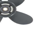 Aluminum Boat Propeller fit for Honda BF9.9 BF20 Yamaha 9.9HP F15 8-20HP 10" RH 96124125