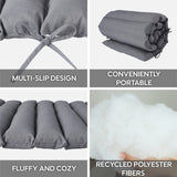 NEW 2PCS Set Outdoor Lounge Chair Cushion Replacement Patio Funiture Seat Cushion Chaise Lounge W419P269600