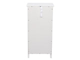 4-Drawer Painted MDF Bathroom Cabinet 11.82*11.82*32.29in White 28745738
