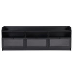 ZUN Sleek & Modern Design TV Stand with Acrylic Board Door, Chic Elegant Media Console for TVs Up to 02568385