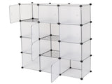 12-Cube Storage Shelf Cube Shelving Bookcase Bookshelf Organizing Closet Toy Organizer Cabinet White 74988135
