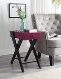 Fierce Accent Table with Built-in USB Port B2726P243238