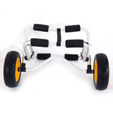 1.5MM Bend Aluminum Alloy Canoeing Trailer Cart Silver 64586546