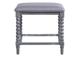 26''Counter Stools,Set of 2 with Upholstered Seat, Solid Acacia wood Frame, Foam-Padded Seat, Open N780P339749G