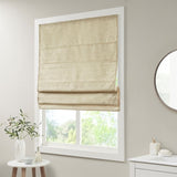Printed Faux Silk Room Darkening Cordless Roman Shade B03598311
