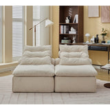 Modular Sofa,No Armrests,At will DIY,Soft Corduroy Fabric,Neck W2108P236840