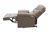 Light Brown Recliner with Pillow Top Arm B062P215436