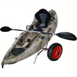 ZUN Foldable Kayak Cart, Kayak Kayak Trolley, Lightweight Kayak Accessories Universal Transport Canoe 11149462