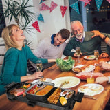 2 in 1 Hot Pot with Grill, Electric Hot Pot 2 in 1 Hot Pot BBQ Grill, Removable Hotpot Pot 2800W 73412339