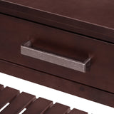 U_Style Stylish Entryway Console Table with 4 Drawers and 2 Shelves, Suitable for Entryways, Living N711P241286D