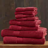 Ultra-Soft 100% Cotton Absorbent Towel Set 8-Piece B035P294491
